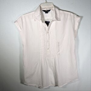 Polo Ralph Lauren Pintuck Blouse NWT
